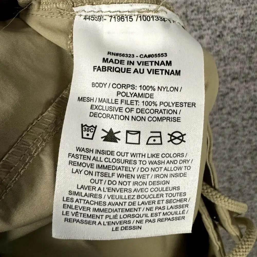 Nike Men's Size 36 Beige Nylon Sportswear Style Essentials Utility Pants